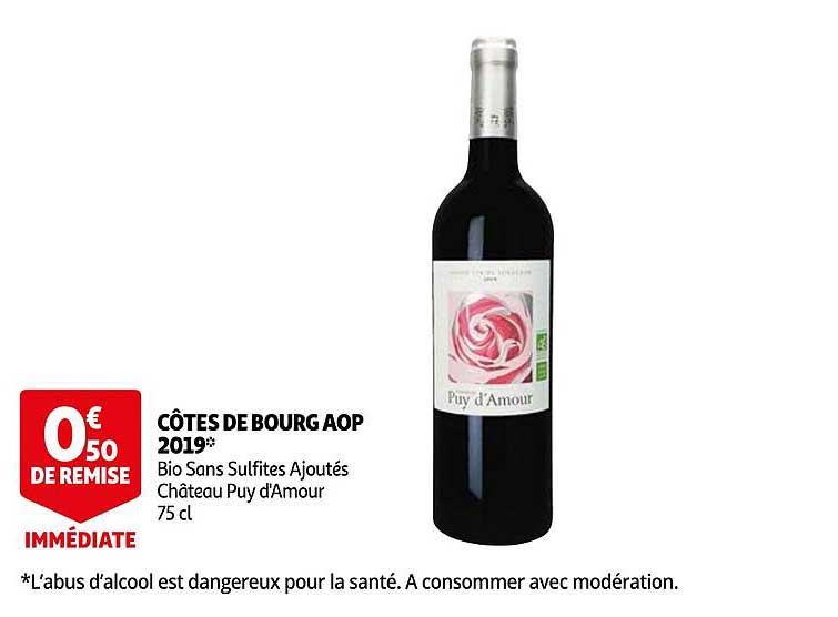 côtes de bourg aop 2019 château puy d'amour
