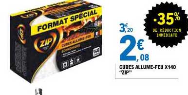 cubes allume-feu x140 "zip"