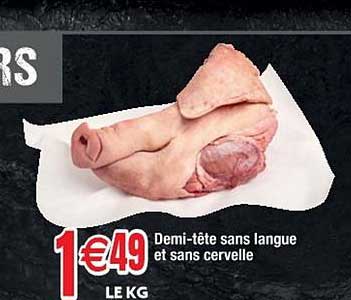 Demi-tête Sans Langue Et Sans Cervelle