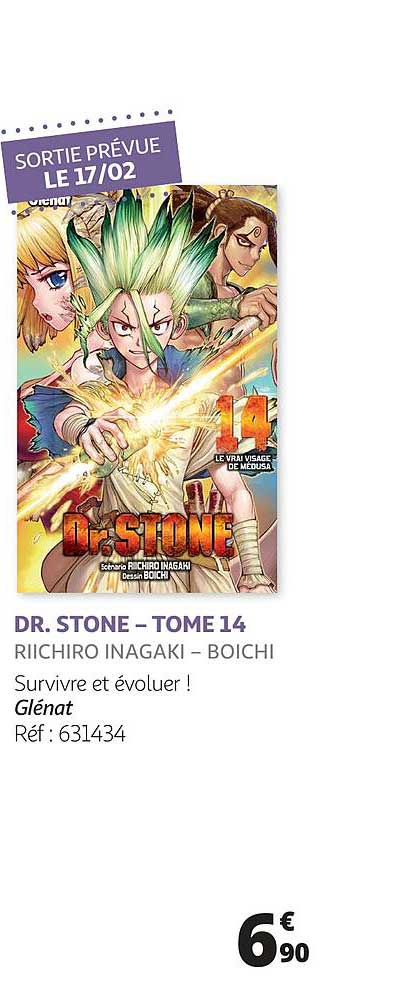 dr. stone - tome 14 riichiro inagaki - boichi