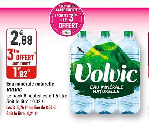 Eau Minérale Naturelle Volvic