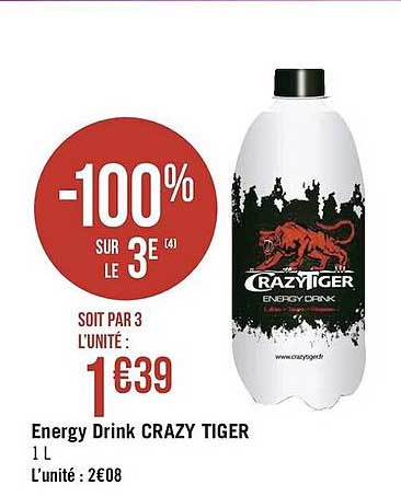 energy drink crazy tiger