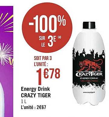 energy drink crazy tiger