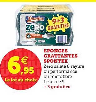éponges Grattantes Spontex