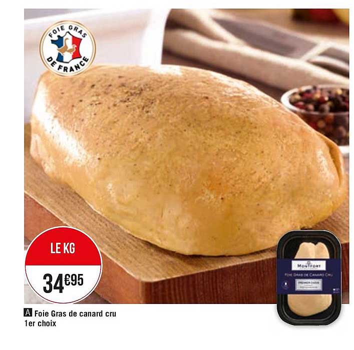 Foie Gras De Canard Cru 1er Choix