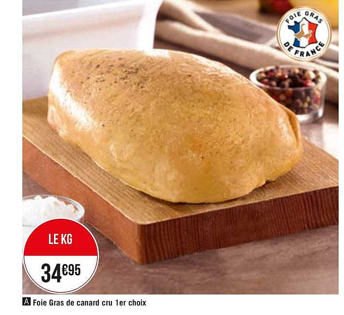 Foie Gras De Canard Cru 1er Choix