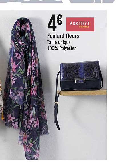 foulard fleurs arkitect