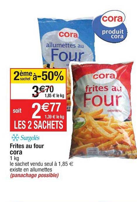 Frites Au Four Cora