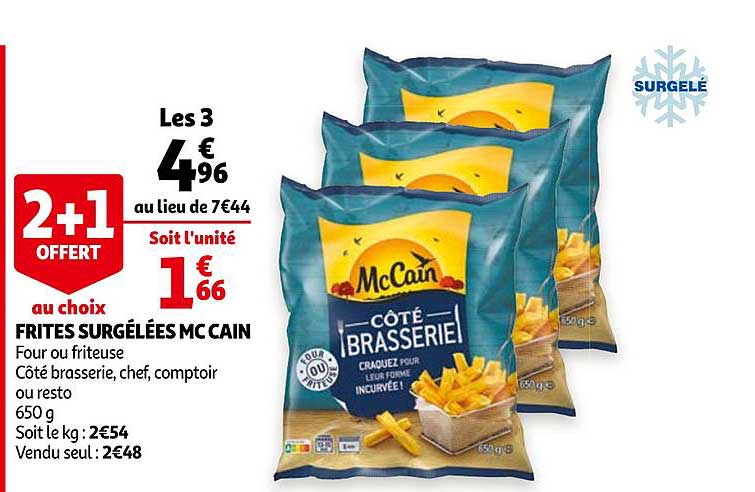 frites surgelées mc cain