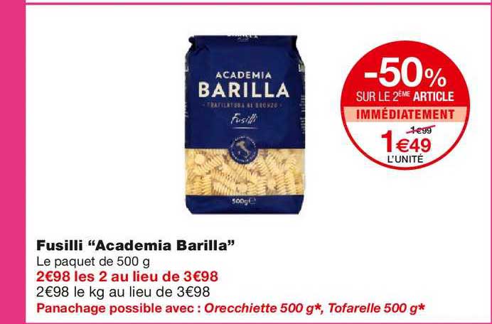 fusilli "academia barilla"