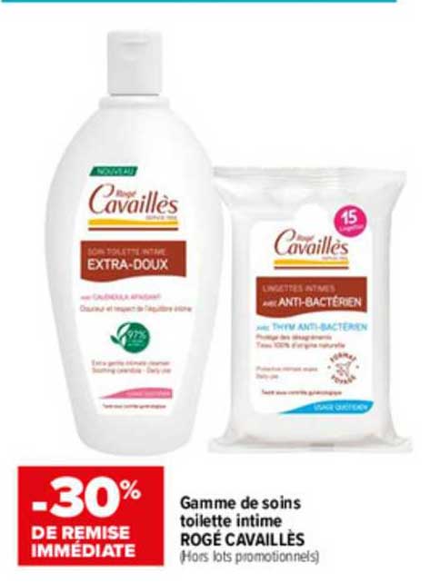 gamme de soins toilette intime rogé cavaillès
