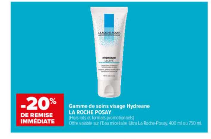 gamme de soins visage hydreane la roche posay