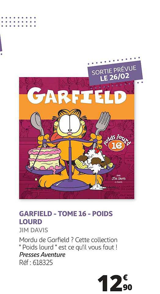 Garfield - Tome 16 - Poids Lourd - Jim Davis