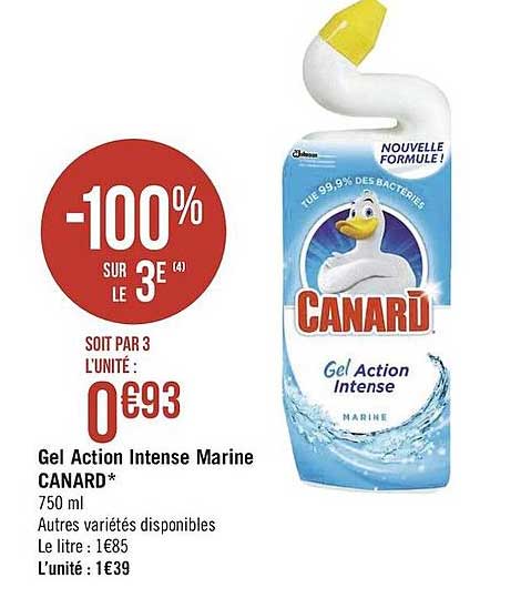 Gel Action Intense Marine Canard