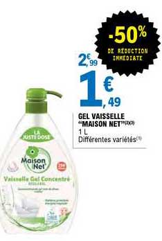 Gel Vaisselle "maison Net"