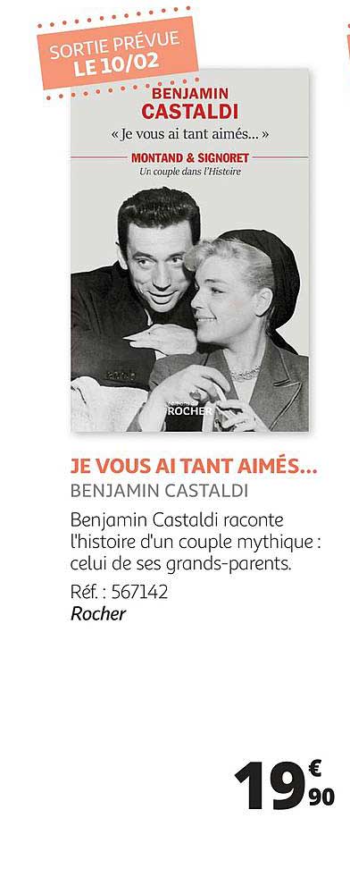 je vous ai tant aimés... - benjamin castaldi