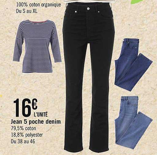 Jean 5 Poche Denim