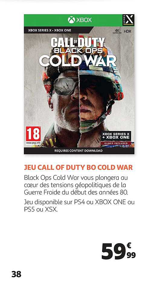 jeu call of duty bo cold war