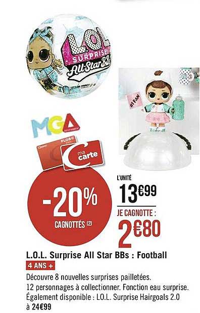 l.o.l. surprise all star bbs : football