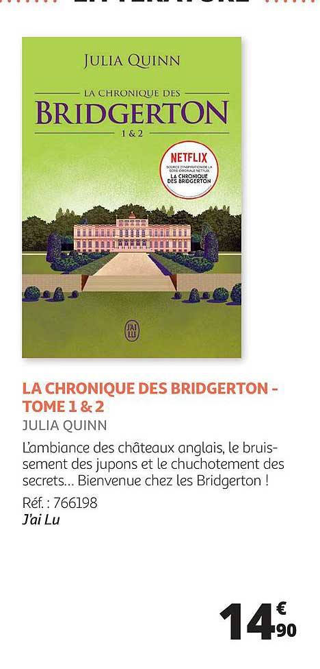 la chronique des bridgerton - tome 1 & 2 - julia quinn