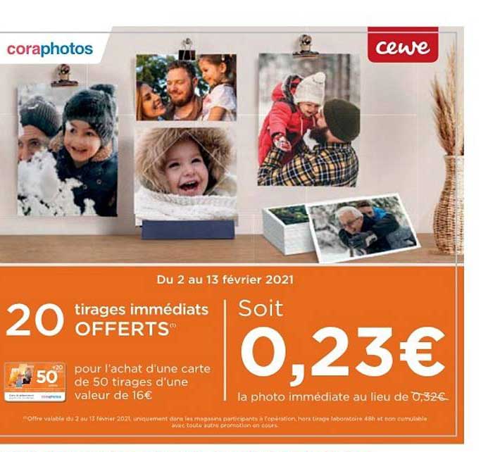 la photo : tirages immédiats