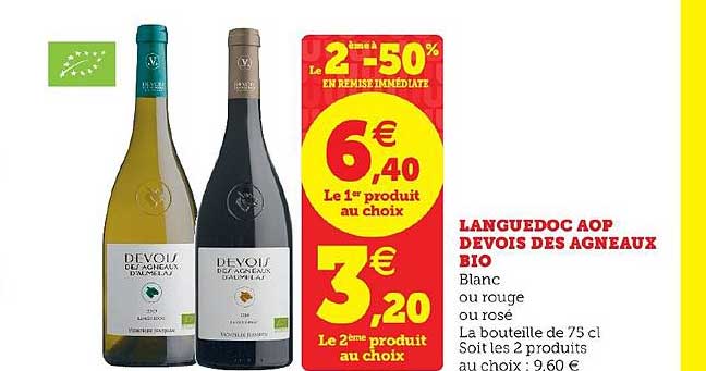 languedoc aop devois des angeaux bio