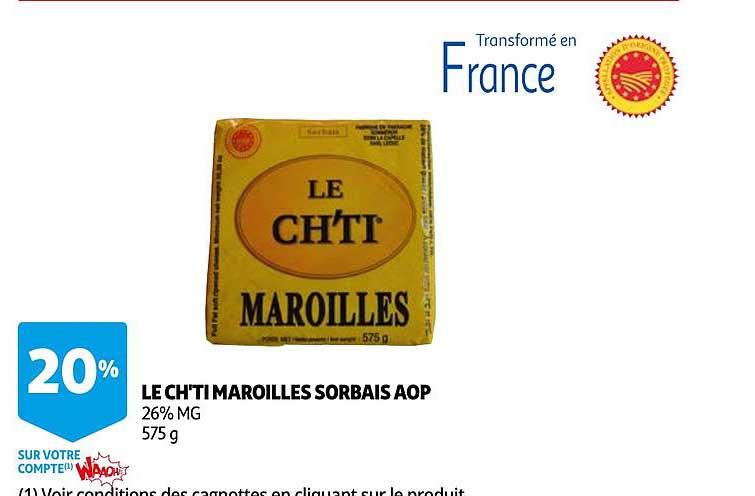 le ch'ti maroilles sorbais aop