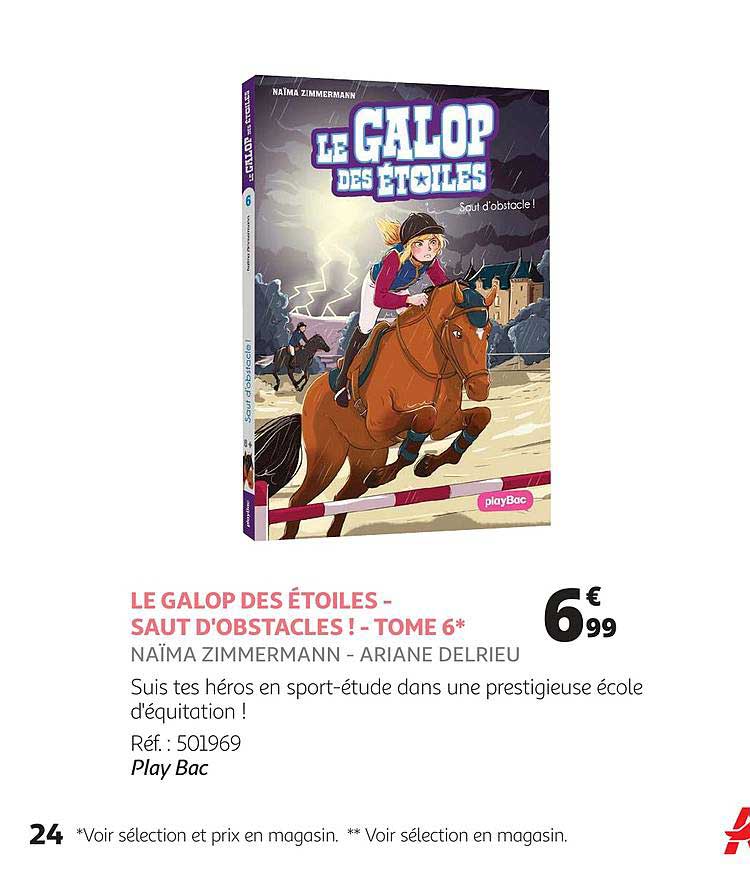 le galop des étoiles - saut d'obstacles ! - tome 6 play bac
