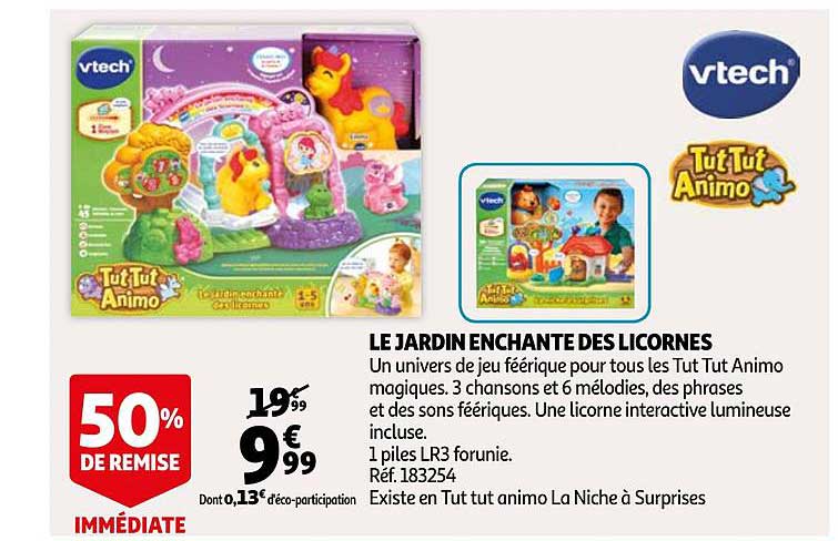 le jardin enchanté des licornes tut tut animo