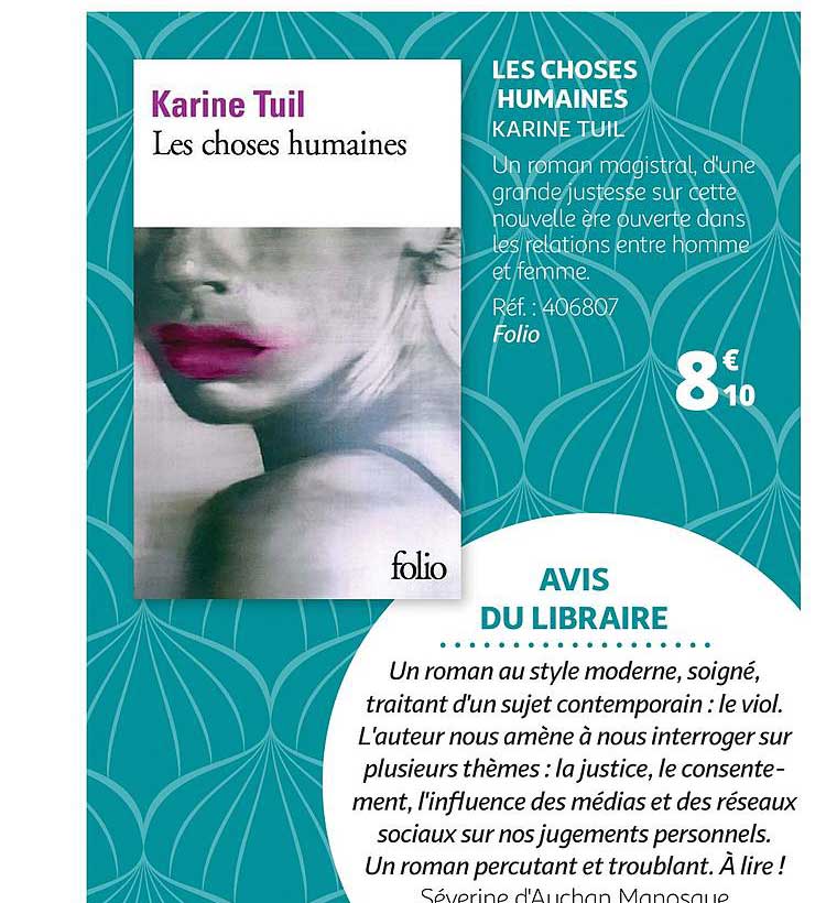 les choses humaines - karine tuil