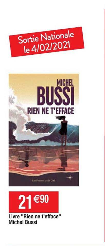 livre "rien ne t'efface" michel bussi
