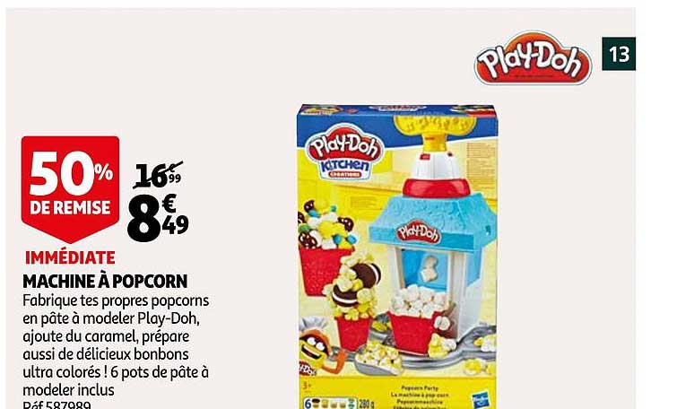 machine à popcorn play-doh