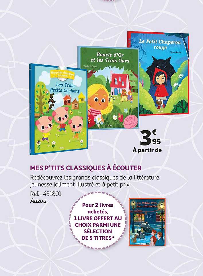 mes p'tits classiques à écouter auzou