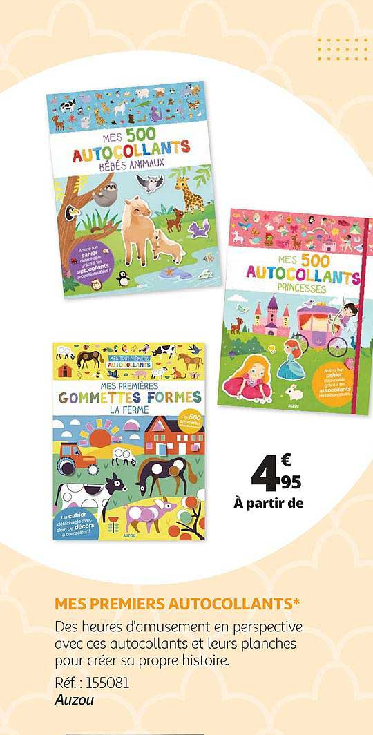 mes premiers autocollants auzou