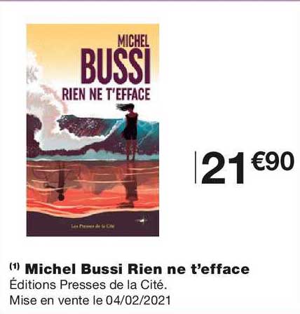 Michel Bussi Rien Ne T'efface