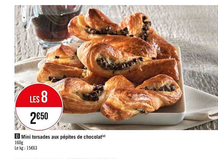 Mini Torsades Aux Pépites De Chocolat