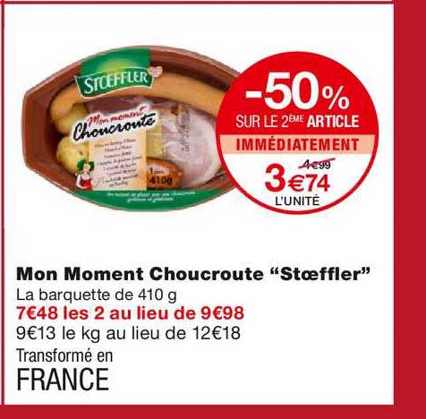 mon moment choucroute "stoeffler"