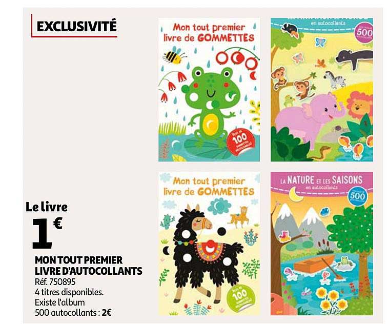 mon tout premier livre d'autocollants