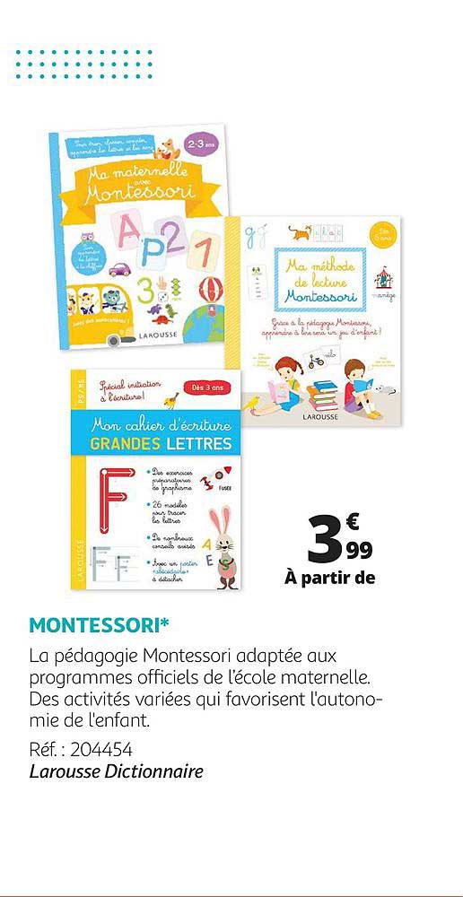 Montessori - Larousse Dictionnaire