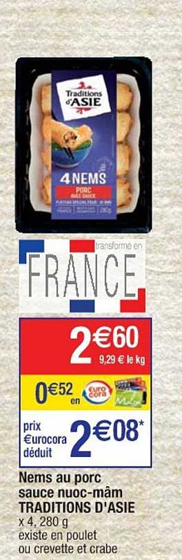 nems au porc sauce nuoc-mäm traditions d'asie