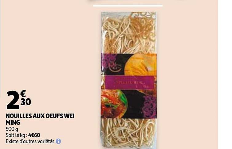 nouilles aux oeufs wei ming