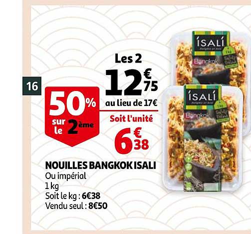 Nouilles Bangkok Isali