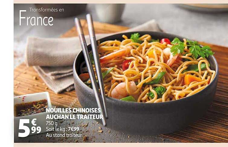 nouilles chinoises auchan le traiteur
