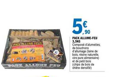 pack allume-feu 3,5kg