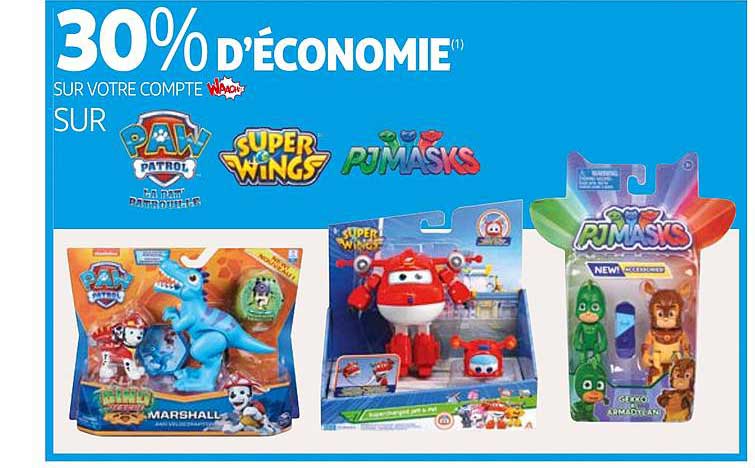 paw patrol, super wings, pjmasks