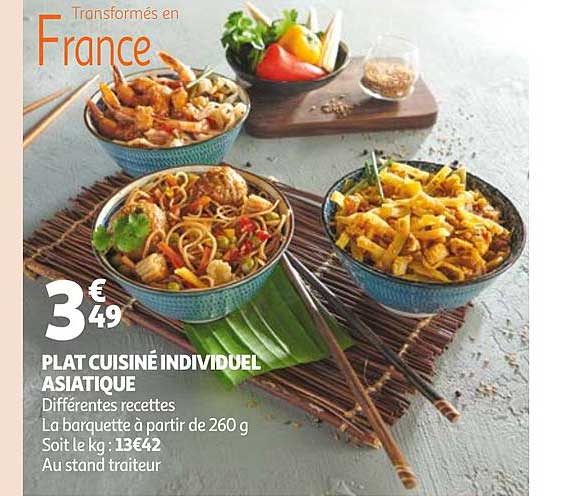 Plat Cuisiné Individuel Asiatique