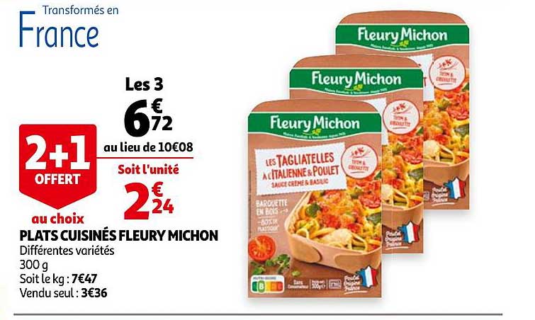 plats cuisinés fleury michon