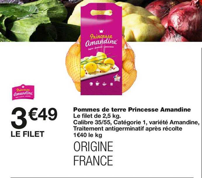 Pommes De Terre Princesse Amandine