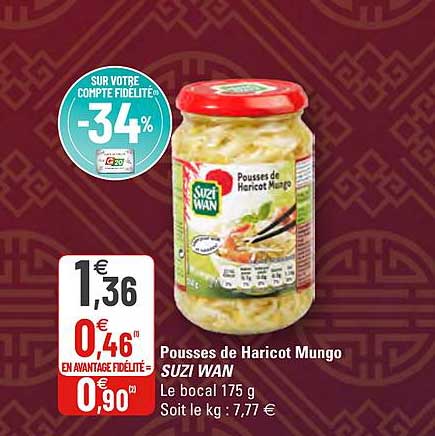 pousses de haricot mungo suzi wan