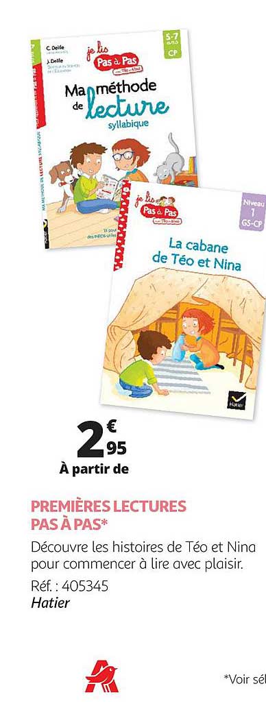 premières lectures pas à pas - hatier